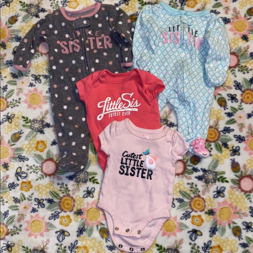 4 piece “little sister” NB bundle